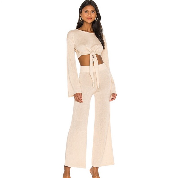 SONG OF STYLE Electra Sweater and Louisa Knit Pant Set Ivory, XS - Picture 9 of 15